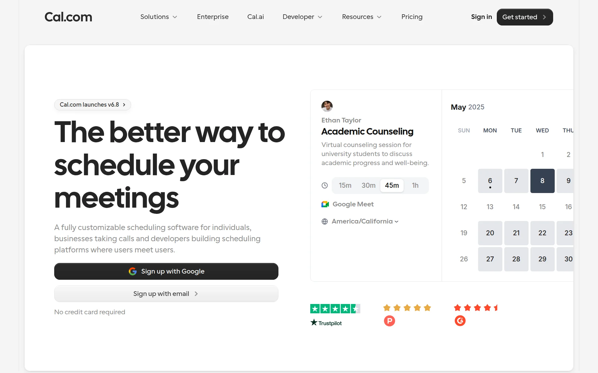 Cal.com screenshot