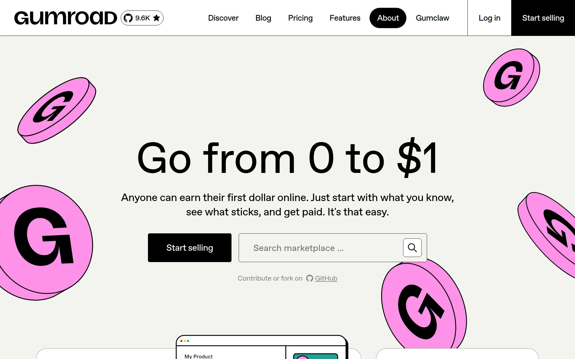 Gumroad screenshot