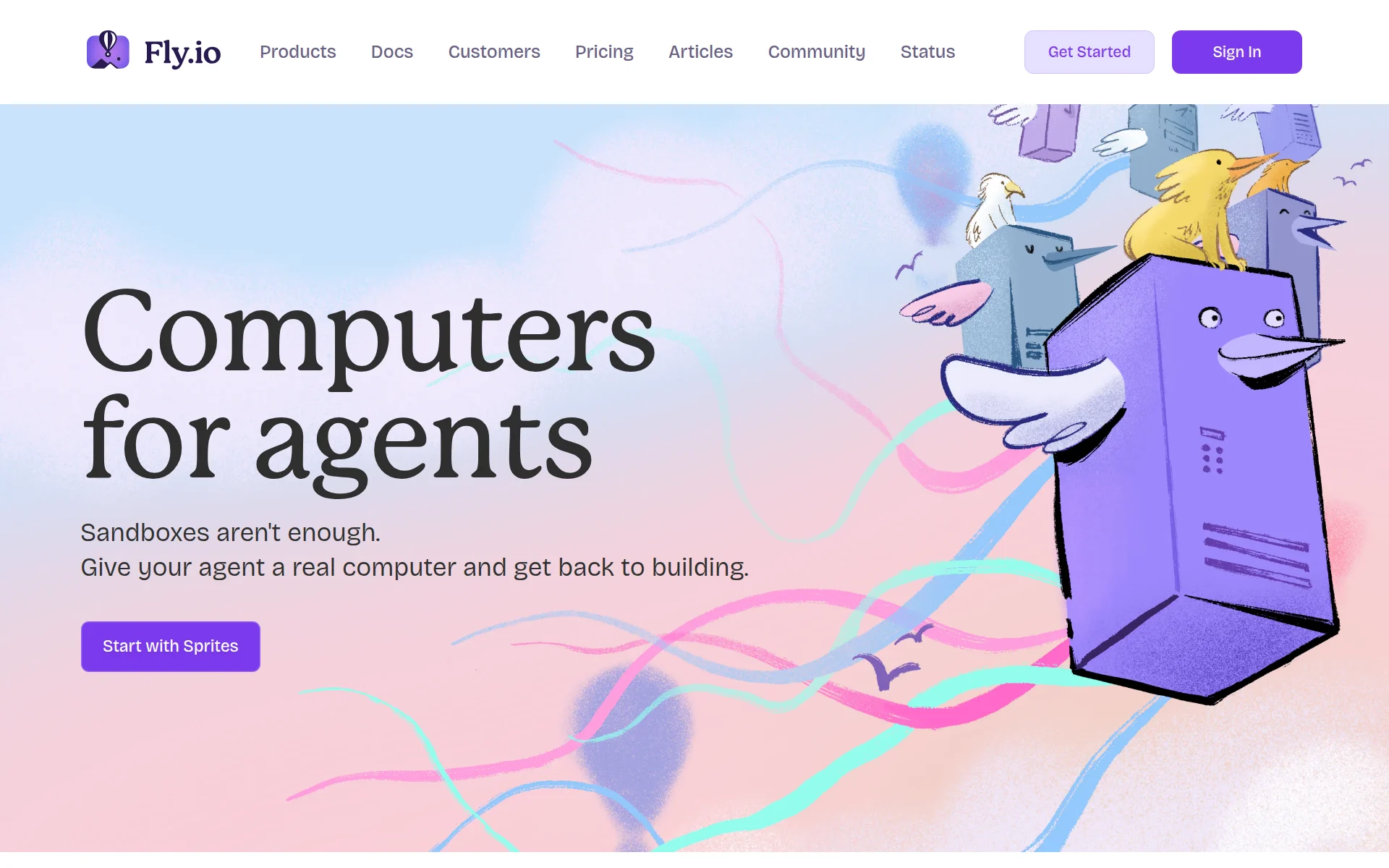 Fly.io screenshot