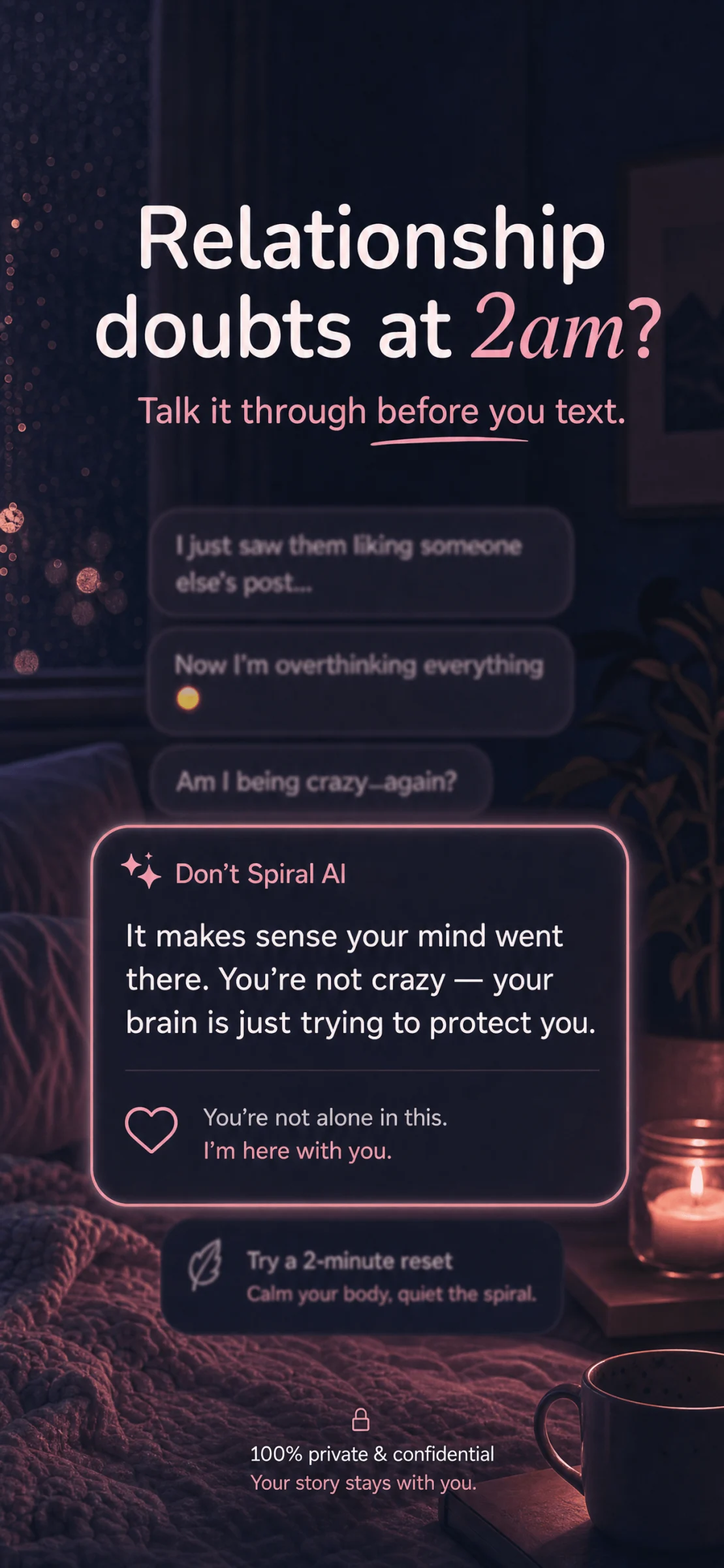 Don't spiral screenshot