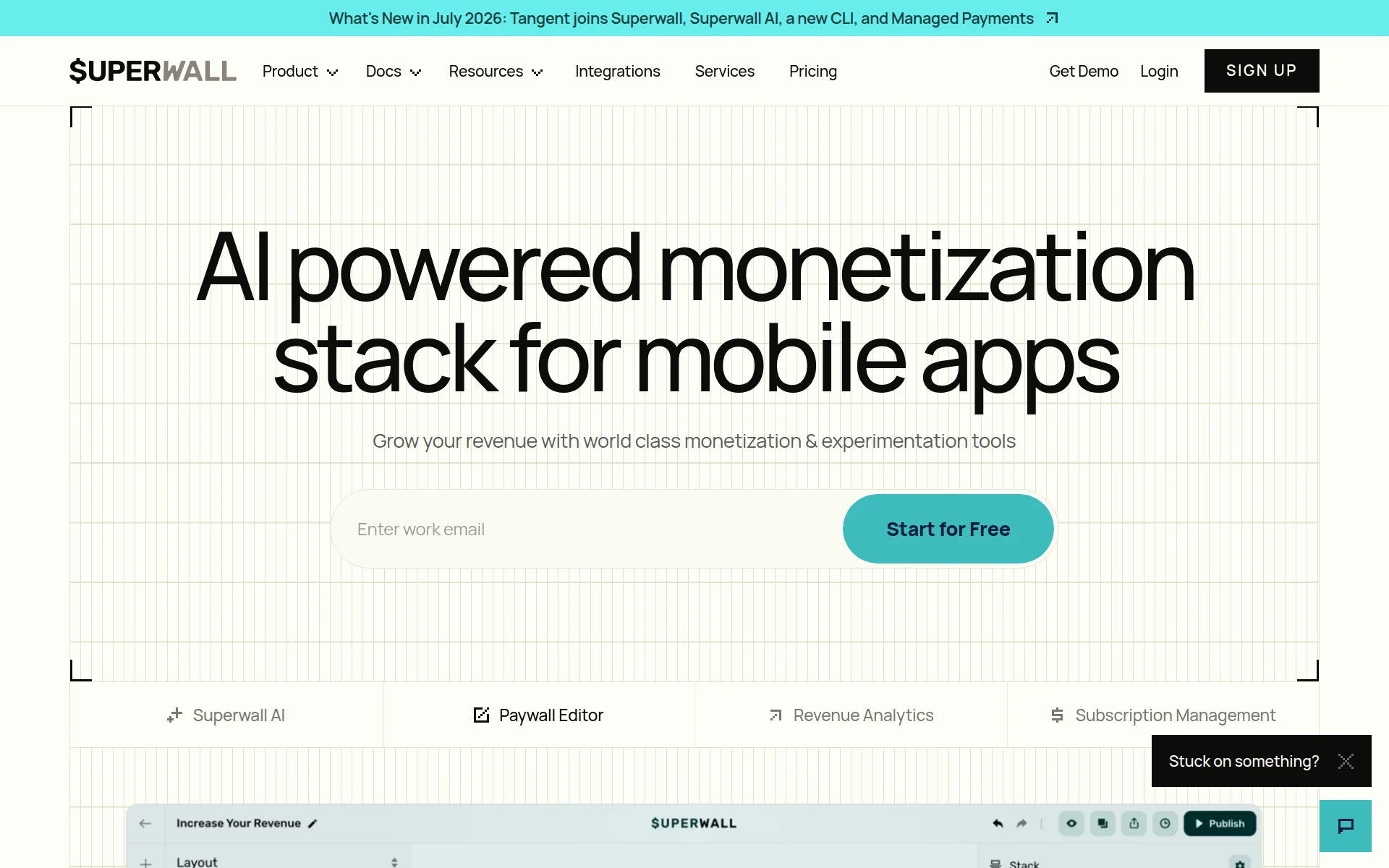 Superwall screenshot